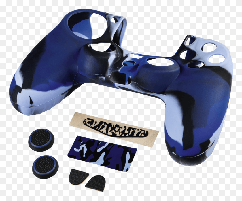 1054x864 Hama Blue Camo 7in1 Accessory Pack For The Dualshock Aksessuari Dlya Playstation, Video Gaming, Electronics, Joystick HD PNG Download