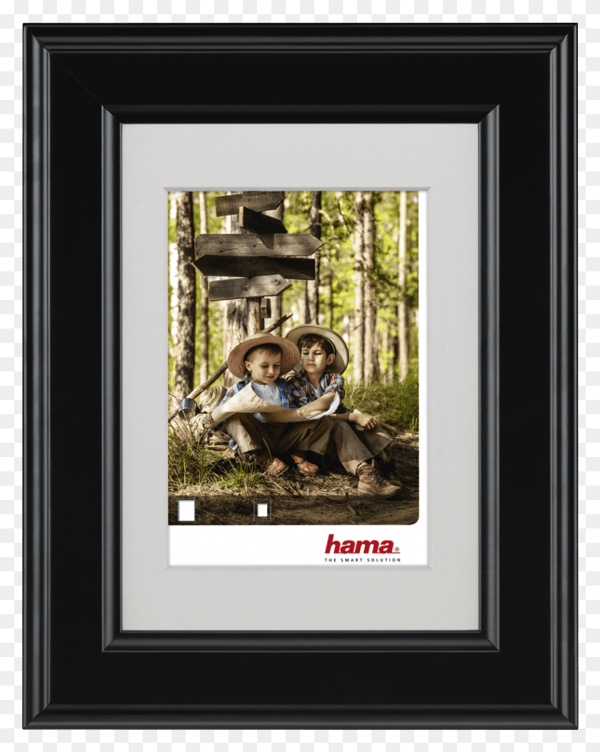 821x1046 Hama Iowa Wooden Frame Black 40 X 50 Cm, Person, Housing HD PNG Download
