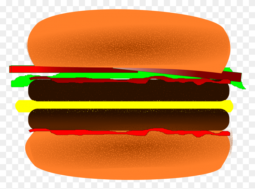 2401x1733 Hamburger, Food, Accessories, Accessory HD PNG Download