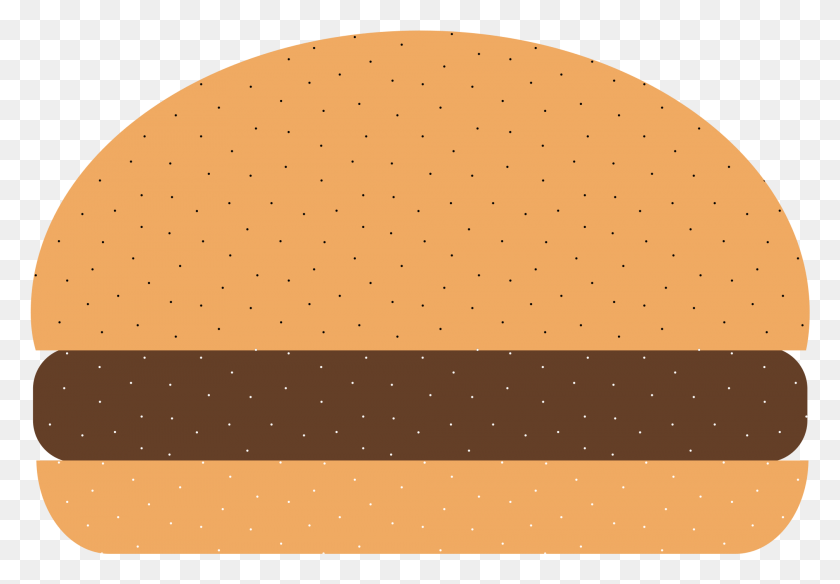 2015x1355 Hamburger Cartoon Burger Clipart Image Clip Art Collection Plain Burger Clipart, Plant, Food, Texture HD PNG Download