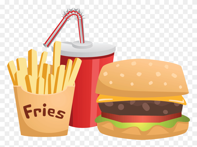 1633x1188 Hamburger Cheeseburger Fast Comida Chatarra Dibujos, Burger, Food, Fries HD PNG Download