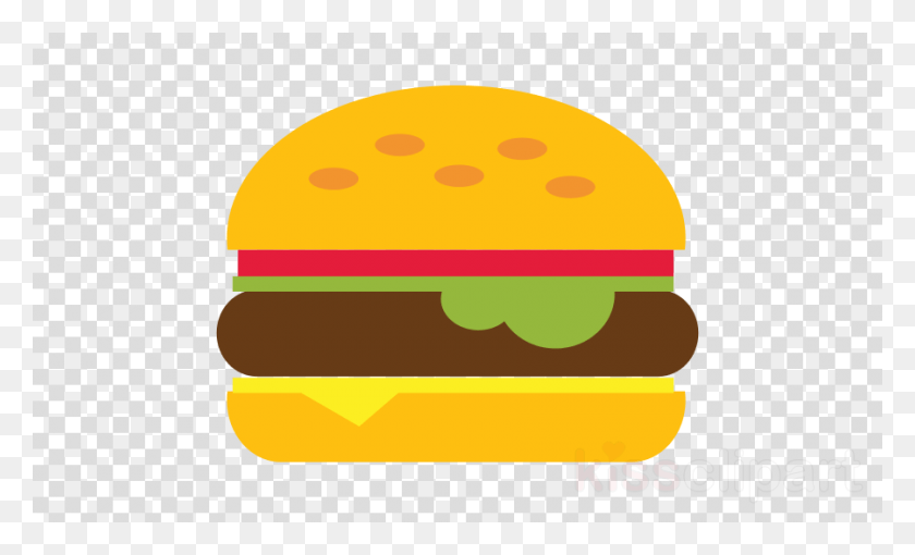 900x520 Hamburger Clipart, Food, Burger, Lunch HD PNG Download