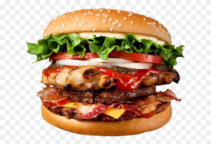 637x515 Hamburger Veggie Burger Fast Food Chicken Sandwich Transparent Burger, Food HD PNG Download