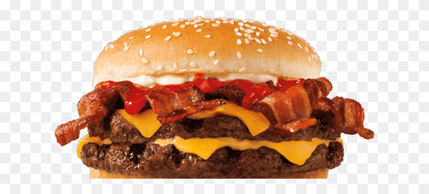 628x320 Hamburgers Clipart Bbq Burger Burger King Bacon King, Food HD PNG Download