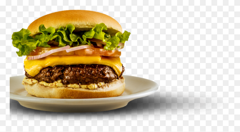 773x401 Hamburguer Patty, Burger, Food HD PNG Download