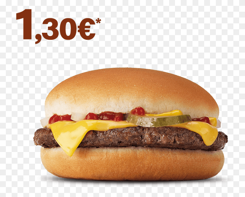 1007x793 Hamburguesa 1 Euro Mcdonalds Calorias, Hamburguesa, Comida, Hot Dog Hd Png