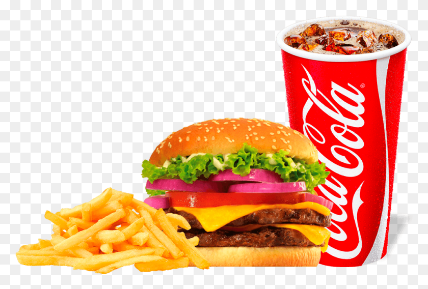 958x624 Hamburguesa Sencilla De Sirloin Pepsi Cola Dr Pepper, Burger, Food, Fries HD PNG Download