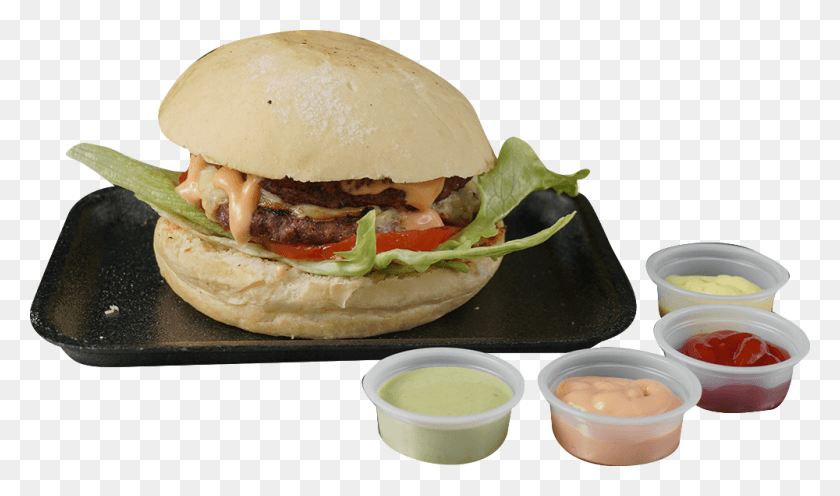 1000x560 Hamburguesa Sencilla Fast Food, Burger, Food HD PNG Download