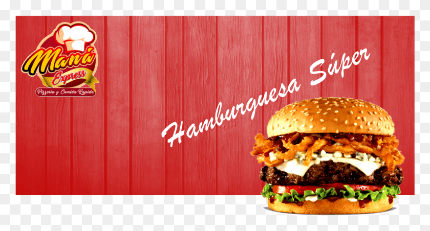 1305x657 Hamburguesa Sper Georgia, Burger, Food, Lunch HD PNG Download