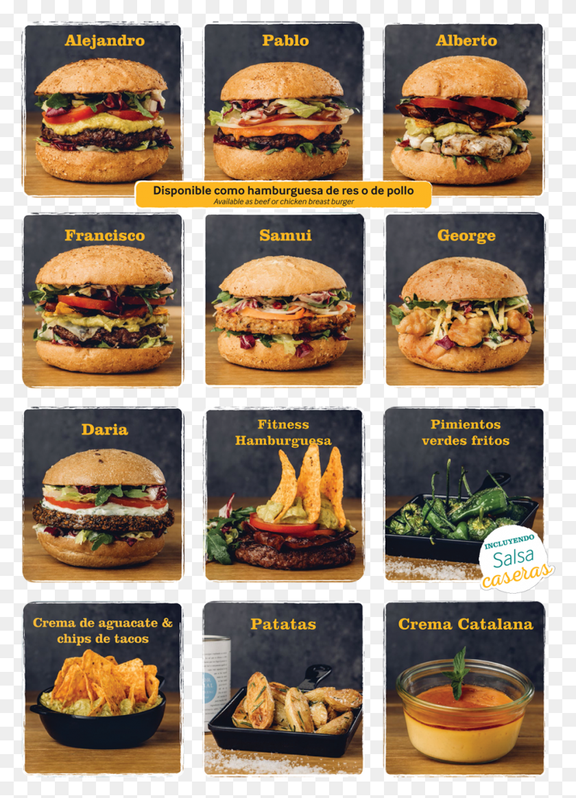 934x1322 Hamburguesas De Ternera Jm Burger Factory Palma, Food, Menu, Text HD PNG Download