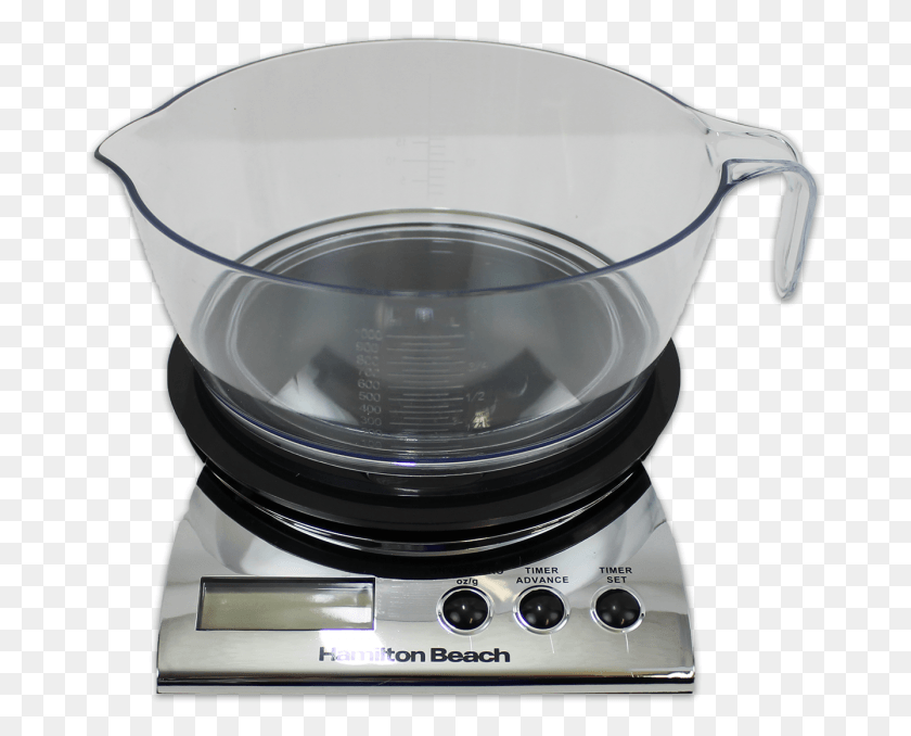 681x618 Hamilton Beach Digital Kitchen Scale With Bowl Kitchen Stove, Mixer, Appliance, Mixing Bowl HD PNG Download
