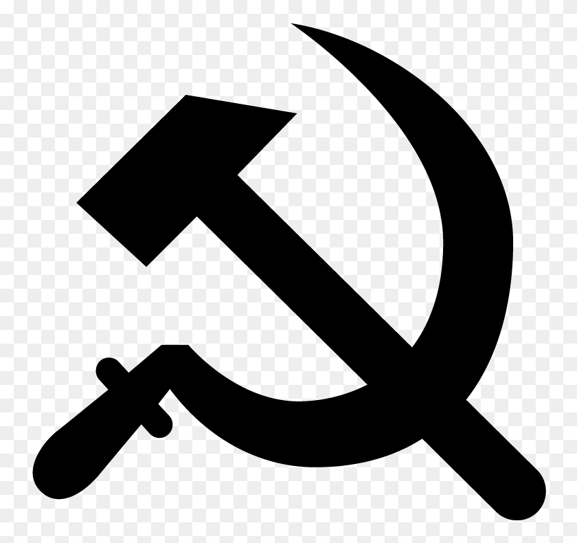750x730 Hammer And Sickle Image From Communist Symbol, Text, Logo HD PNG Download