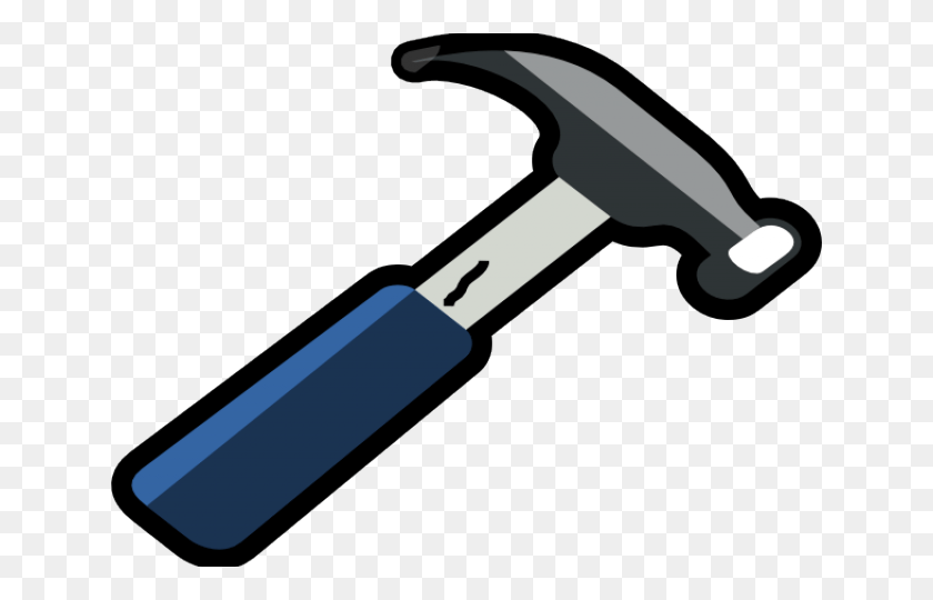 640x480 Hammer Clipart Crossed Cartoon Clipart Hammer, Tool HD PNG Download