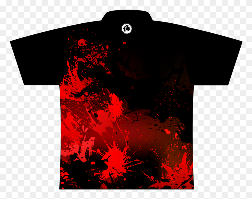 1249x968 Hammer Violent Splatter Dye Sublimated Jersey Red And Black Jersey Sublimation, Graphics, Pattern HD PNG Download