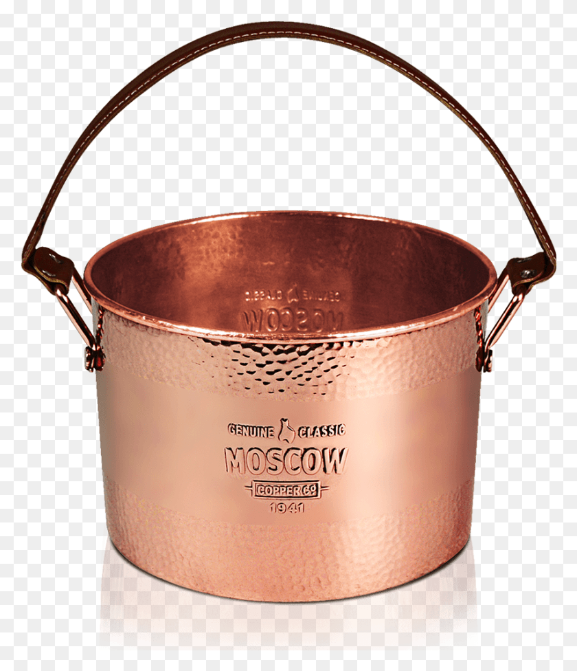 853x1002 Hammered Copper Ice Bucket Copper Ice Bucket HD PNG Download