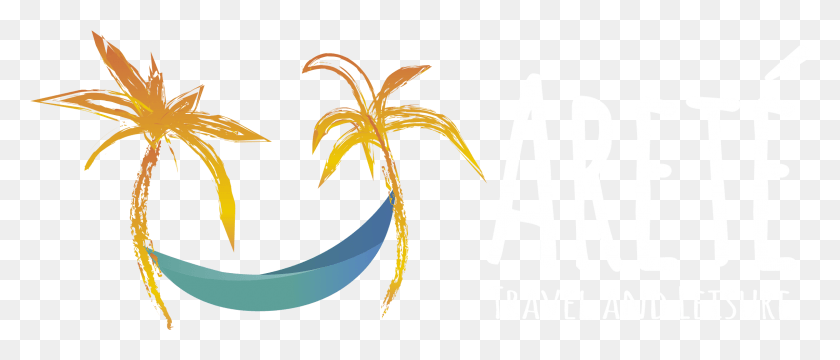 2280x879 Hammock Clipart Transparent Travel Logo With Transparent Background, Plant, Symbol, Text HD PNG Download