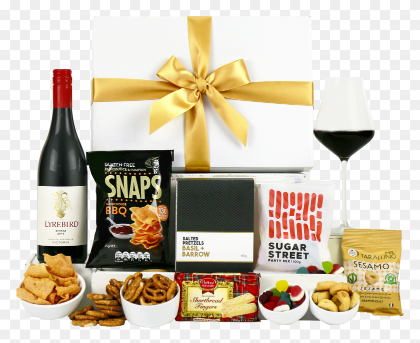 1601x1289 Hampers With Bite A Treat For All Junk Food, Lamp, Alcohol, Beverage HD PNG Download