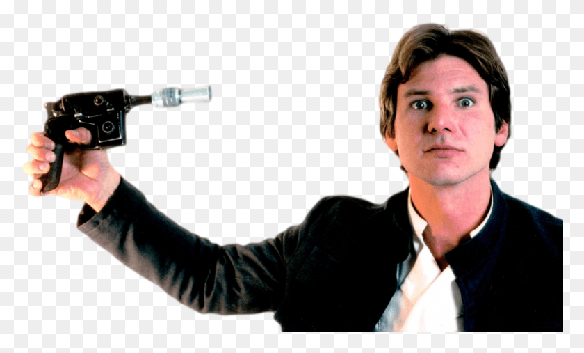 789x453 Han Solo Outtake From Original Photo Shoot Harrison Ford No Background, Person, Human, Face HD PNG Download