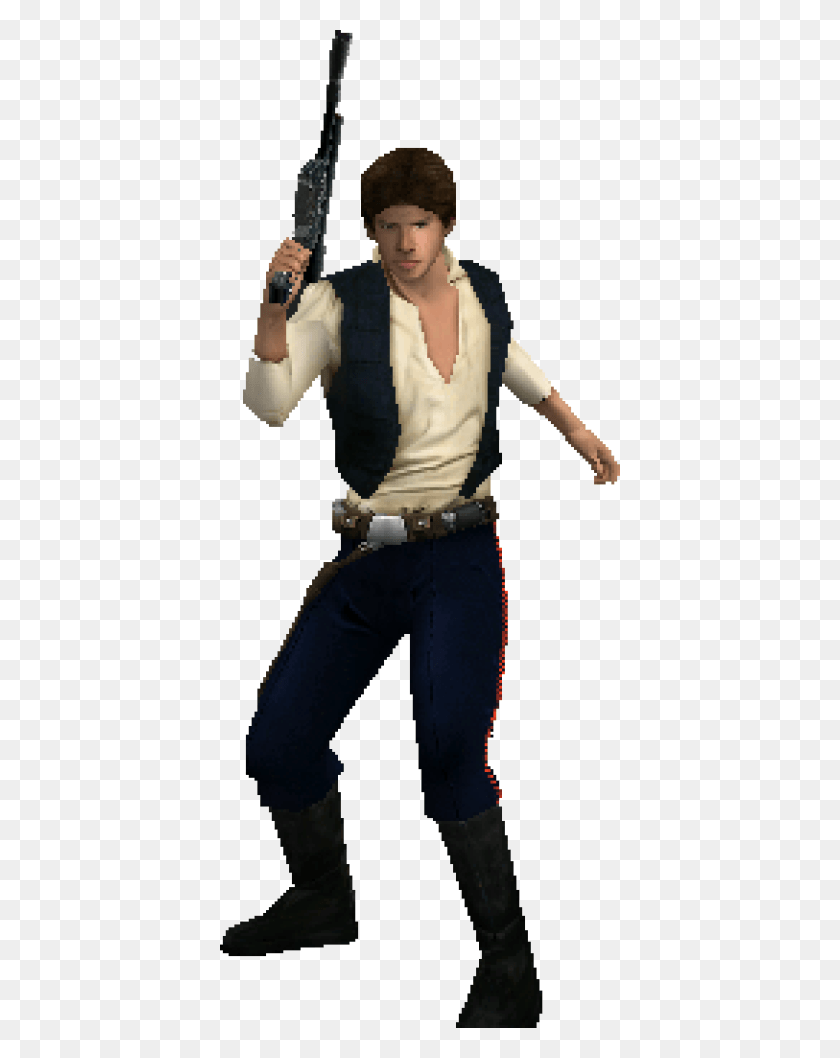 400x998 Han Solo Star Wars Han Solo, Person, Human, Costume HD PNG Download