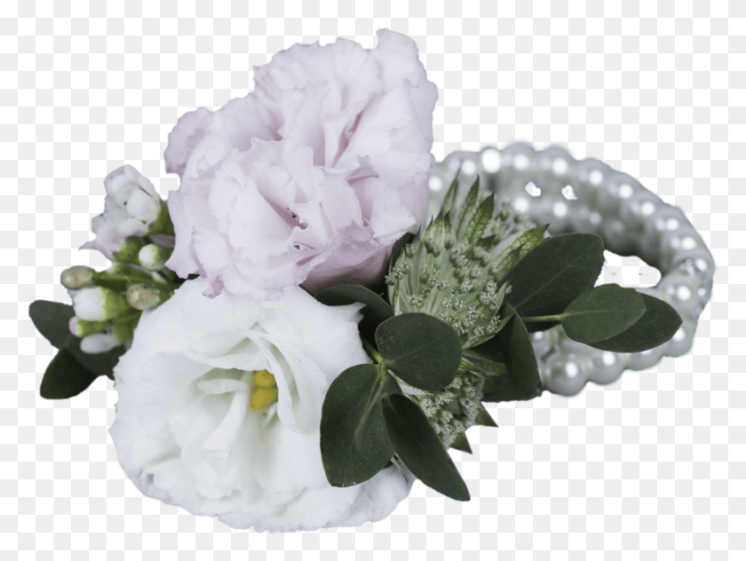 877x644 Ручной Корсаж Букет, Растение, Цветок, Цветение Hd Png Скачать