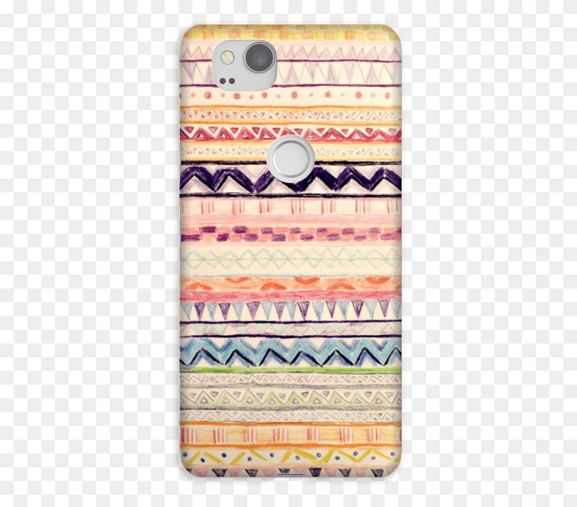 341x678 Hand Drawn Aztec Mobile Phone, Rug, Quilt HD PNG Download