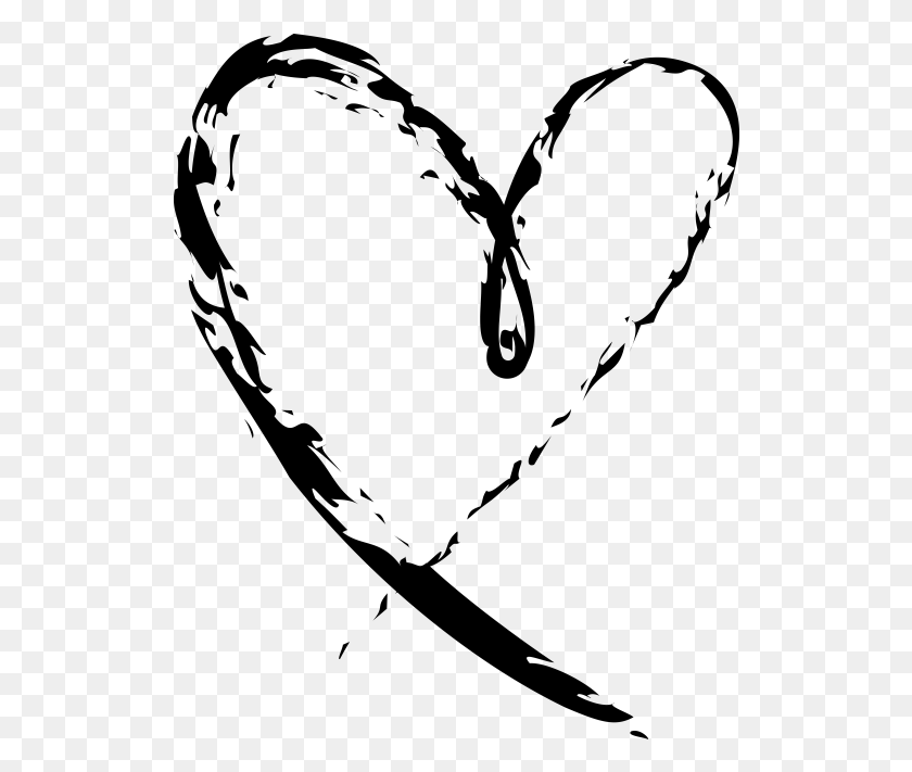 522x651 Hand Drawn Heart Cep Distribution, Gray, World Of Warcraft HD PNG Download