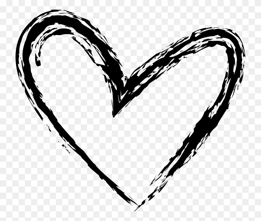 741x651 Hand Drawn Heart Heart, Gray, World Of Warcraft HD PNG Download