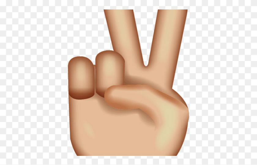 399x481 Рука Emoji Клипарт Знак Мира Рука Emoji Знак Мира Пальцы, Человек, Человек, Кулак Hd Png Скачать