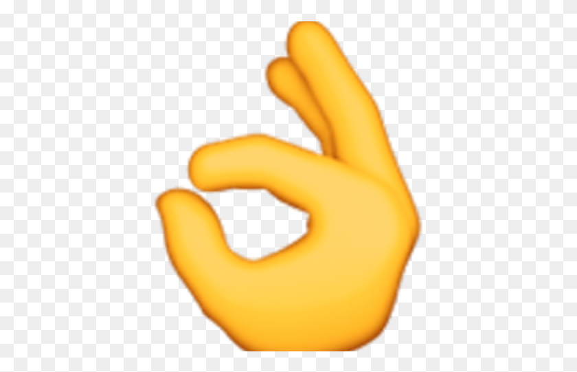 393x481 Hand Emoji Clipart Thumbs Up Hand Emojis, Banana, Fruit, Plant HD PNG Download