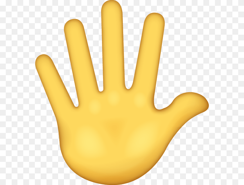 598x640 Hand Emoji Download Iphone Emojis High Five Hand Emoji, Body Part, Clothing, Finger, Glove Transparent PNG