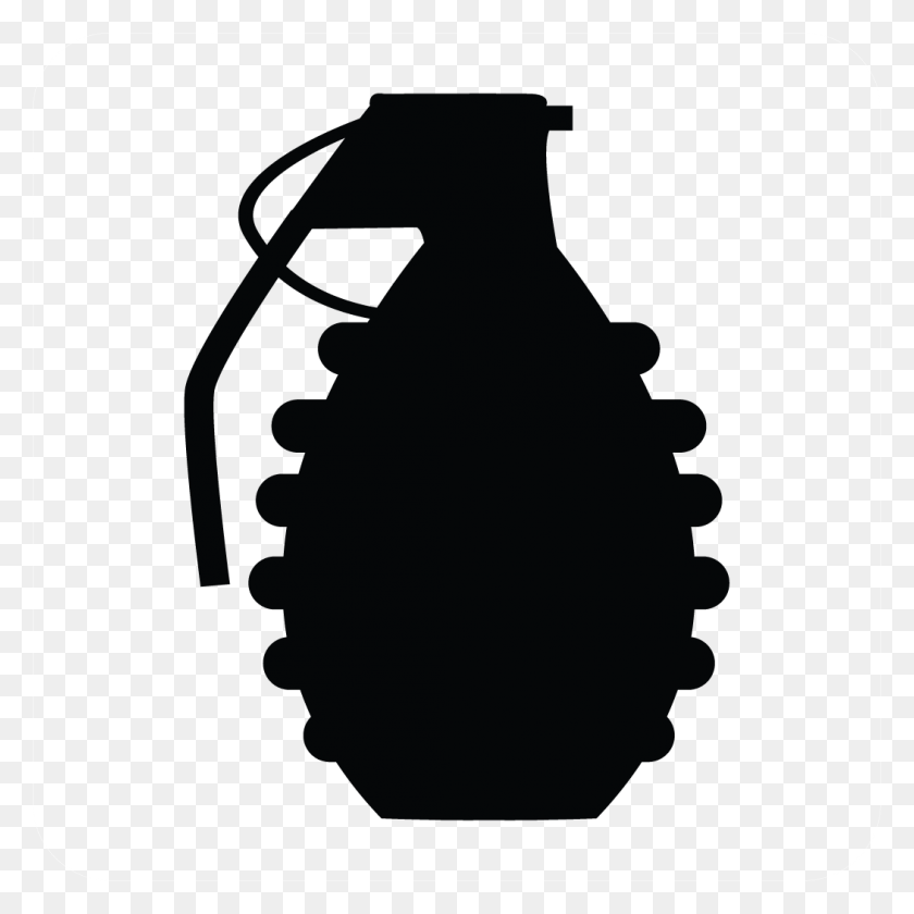 1051x1051 Hand Grenade Decal Style Glass Bottle, Weapon, Weaponry, Bomb HD PNG Download