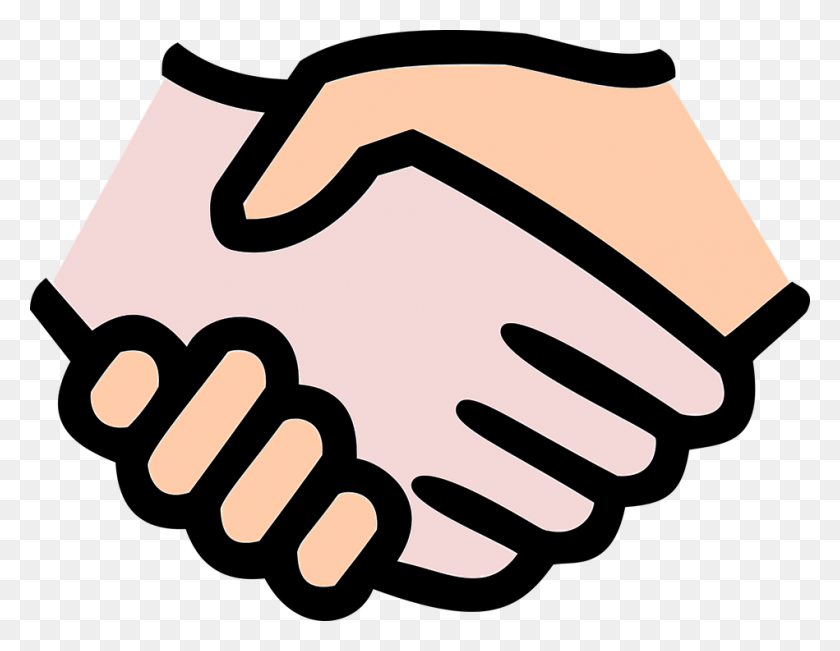 949x720 Hand Hands Handshake Contract Agreement Hand Shake Drawing Easy, Axe, Tool HD PNG Download