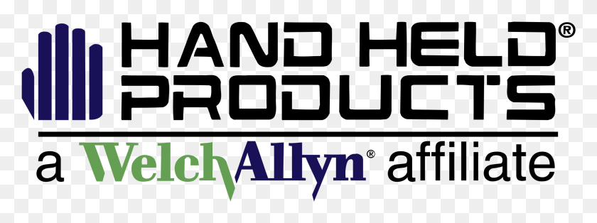 2191x715 Descargar Png Hand Held Products Logo, Welch Allyn, Texto, Alfabeto, Logotipo Hd Png