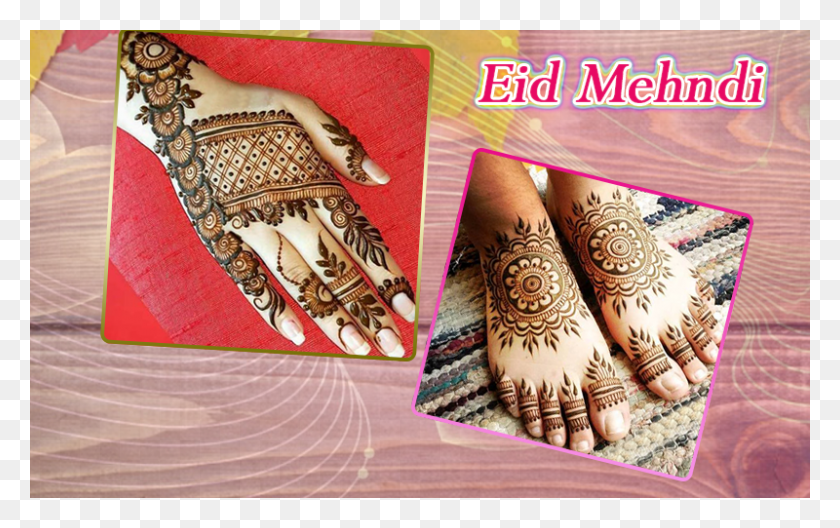 800x480 Hand Henna Designs Henna Arabic Design Mehndi, Purse, Handbag, Bag HD PNG Download