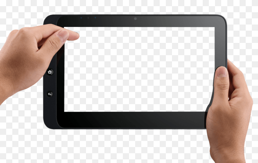 850x538 Hand Holding Tablet, Computer, Electronics, Tablet Computer Transparent PNG