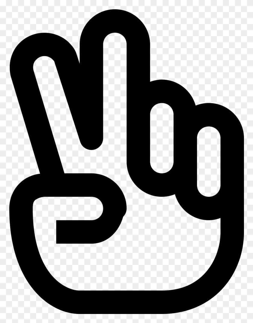 1001x1301 Hand Icon And Vector Peace Sign Hand Icon, Gray, World Of Warcraft HD PNG Download