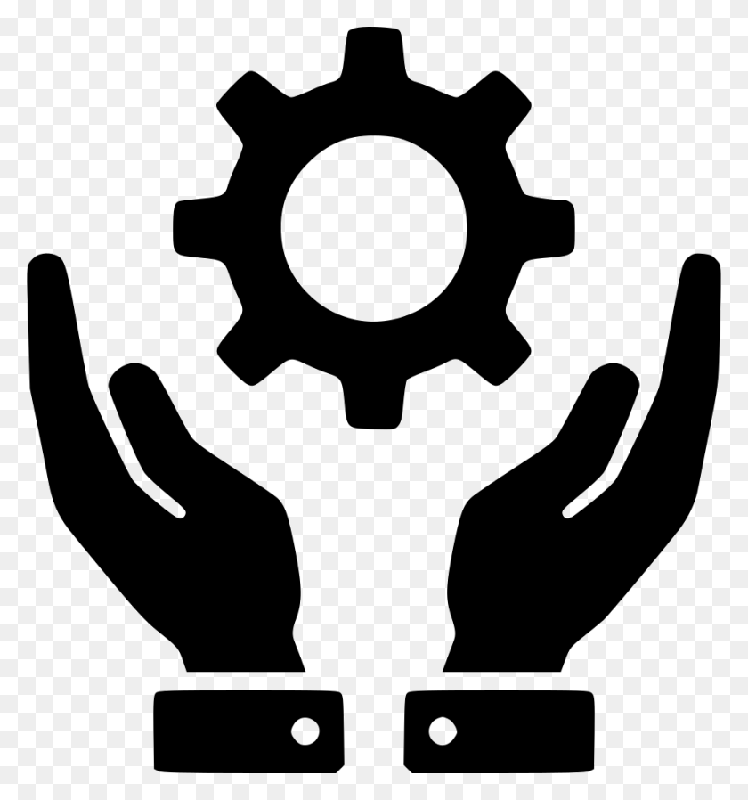 912x980 Hand Icon Care, Machine, Person, Human HD PNG Download