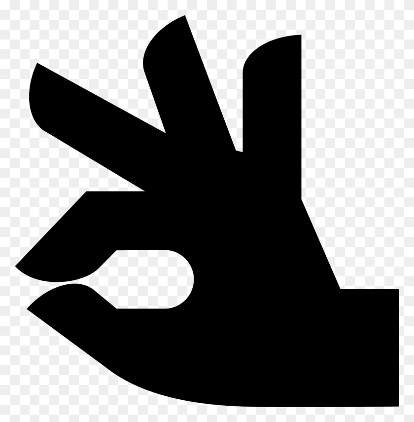 1311x1337 Hand Ok Icon Hand Icon, Gray, World Of Warcraft HD PNG Download