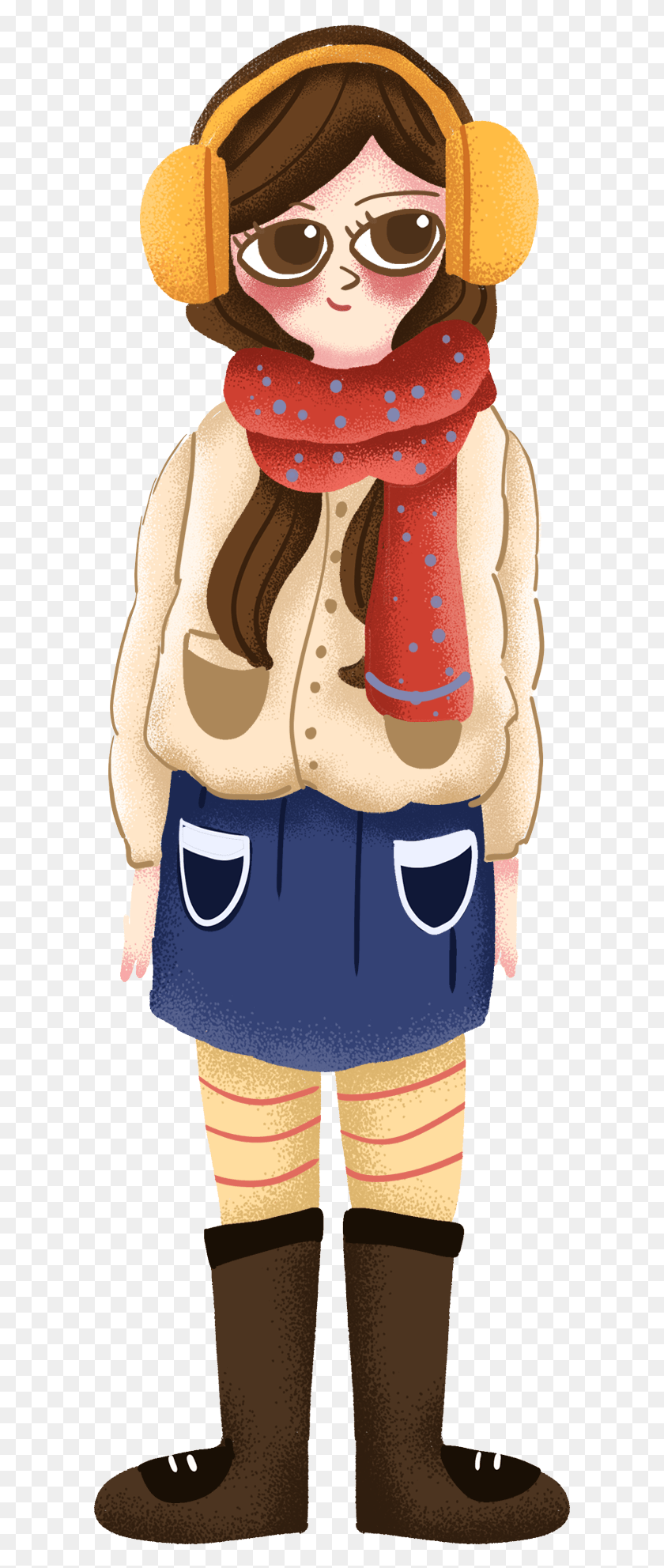 Hand Painted Fresh Beautiful Winter And Psd Drawing, Clothing, Apparel, Sunglasses Descargar HD PNG