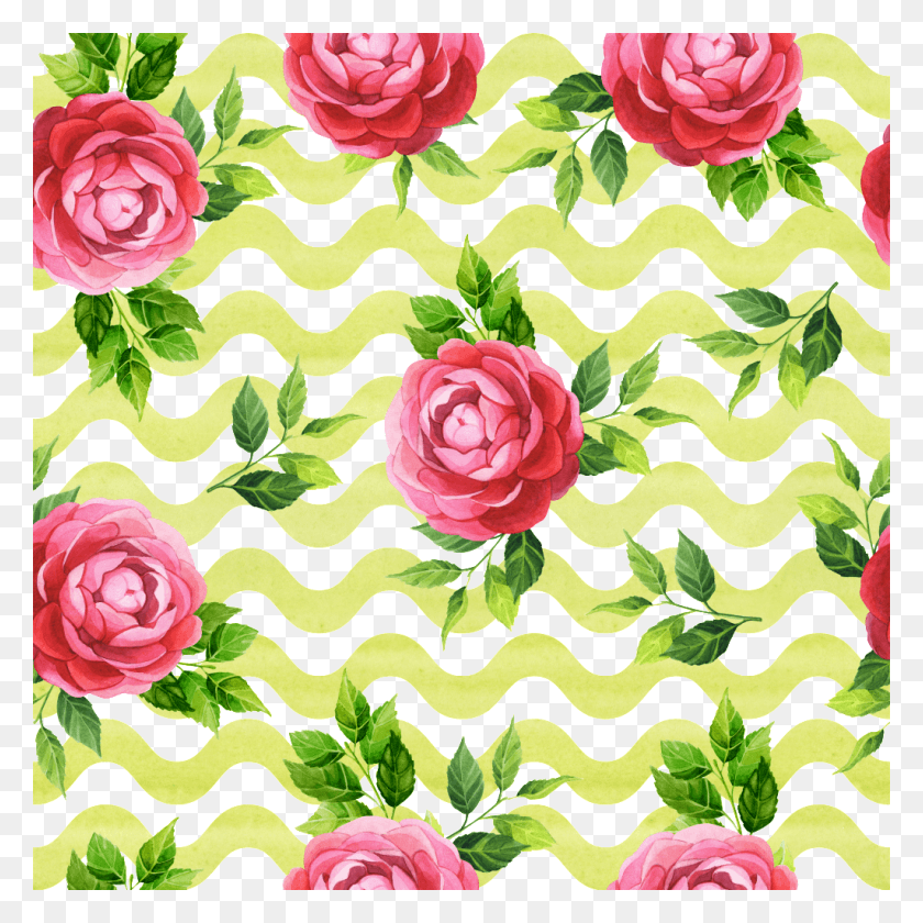 1024x1024 Hand Painted Red Camellia Background Pattern Garden Roses, Floral Design, Graphics Descargar Hd Png