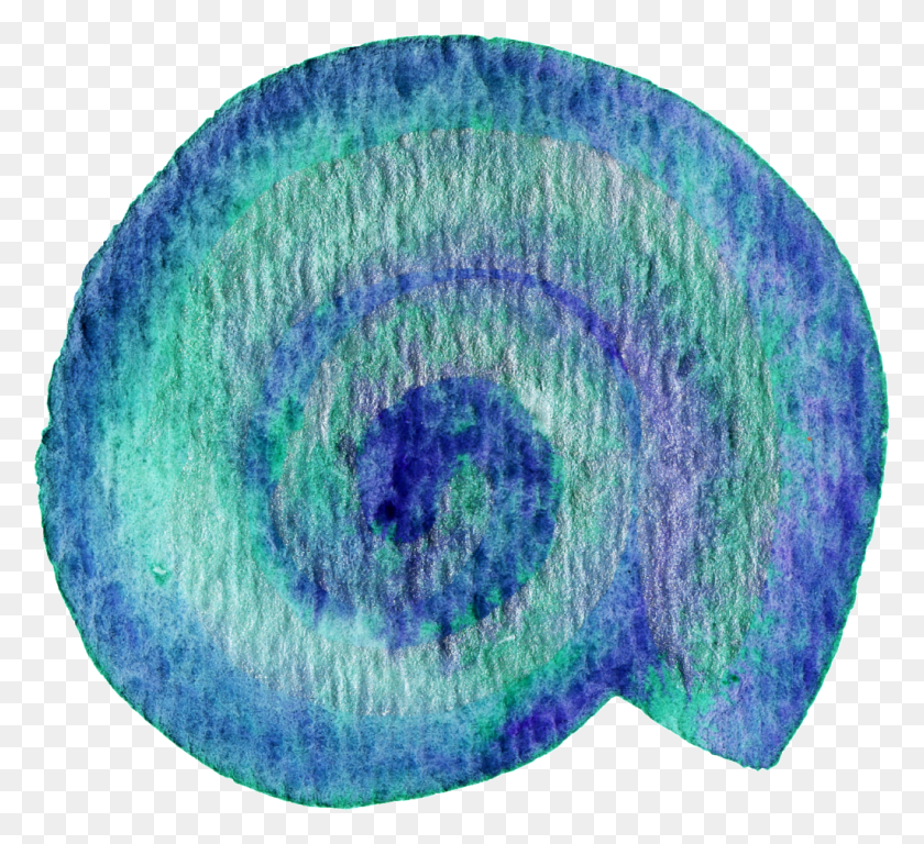1024x930 Hand Painted Snail Shell Transparent Circle, Rug, Spiral HD PNG Download