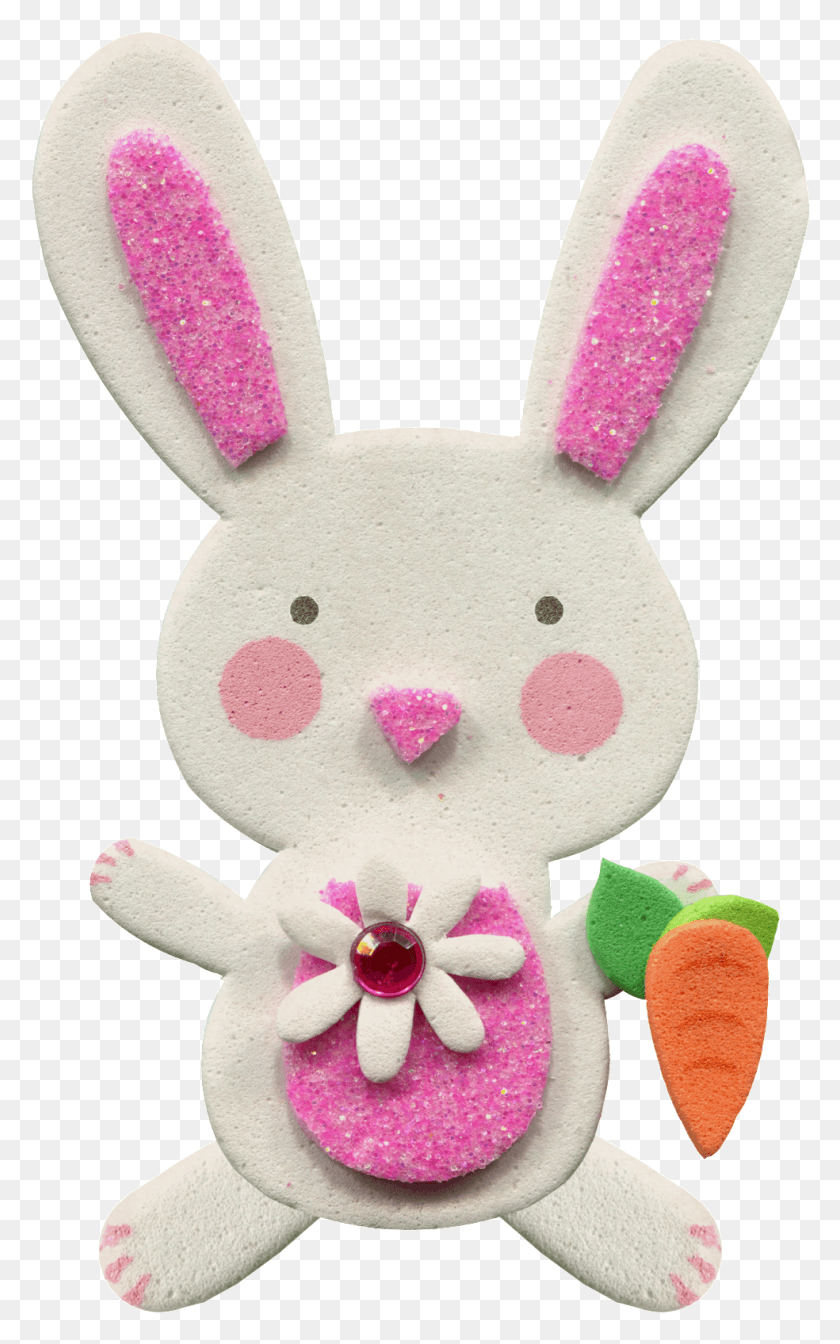 984x1620 Hand Painted White Rabbit Sugar Transparent Material Stuffed Toy, Plush, Sweets, Food HD PNG Download