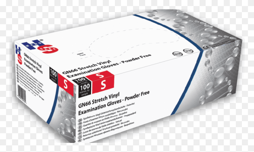 901x511 Hand Safe Powder Free Stretch Vinyl Cream Safe Hand Dental Gloves, Text, Paper, Business Card HD PNG Download