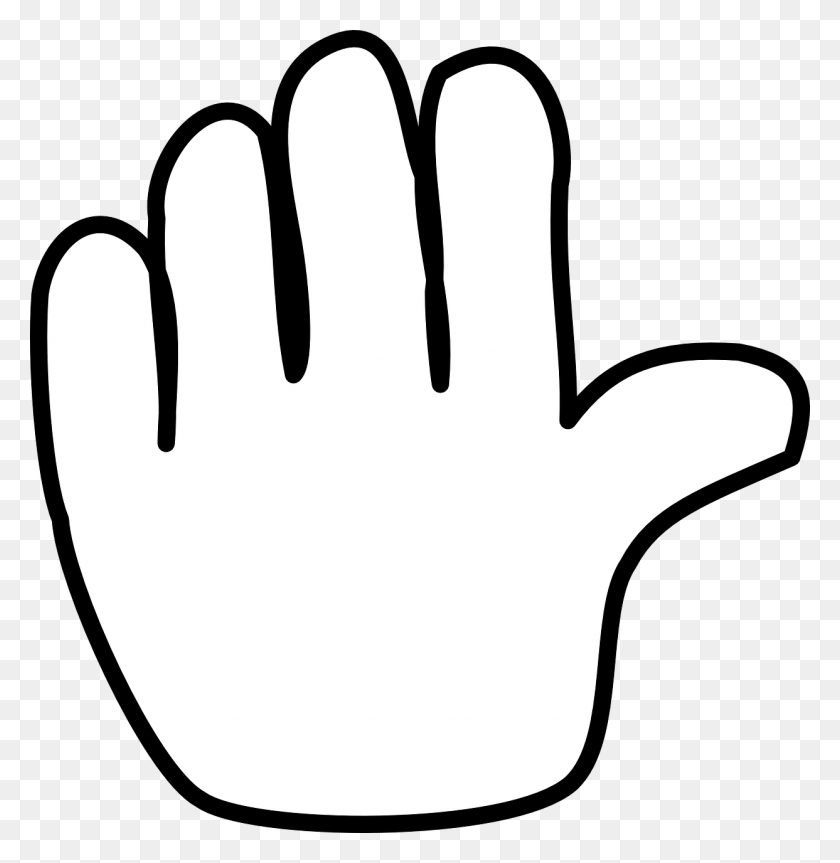 1243x1280 Hand Stop Open Held Out Palm Image Hand Stop White Vector, Clothing, Apparel, Glove HD PNG Download