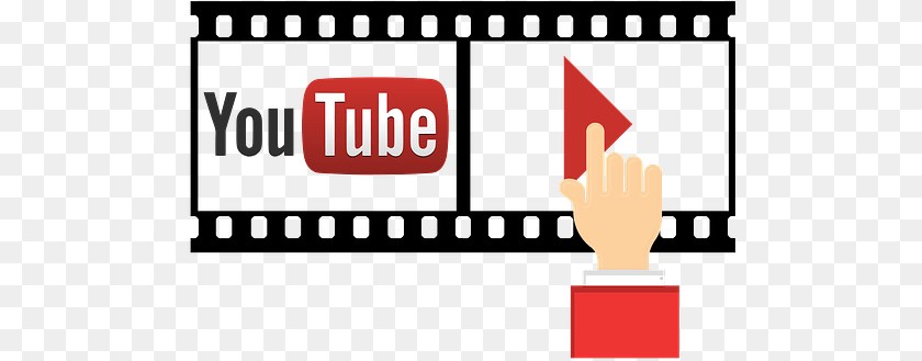 500x329 Hand Touch You Tube You Tube Icon Play Button Youtube Adwords, People, Person, Body Part Sticker PNG