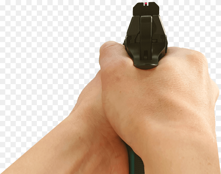 Hand With Gun, Person, Body Part, Finger, Adult Sticker PNG