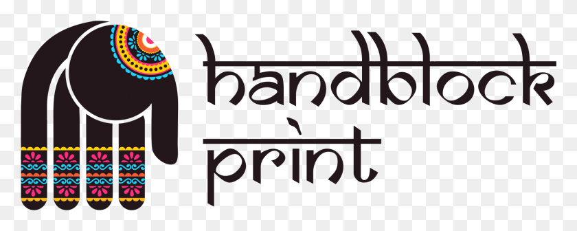 1607x570 Handblockprint Com Handblockprint Com Hand Block Print Logo, Text, Alphabet, Word HD PNG Download