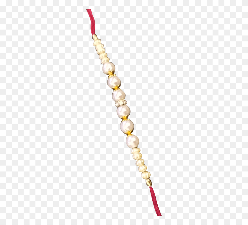 259x701 Handcrafted Single Rakhi Pearl, Accessories, Accessory, Jewelry HD PNG Download