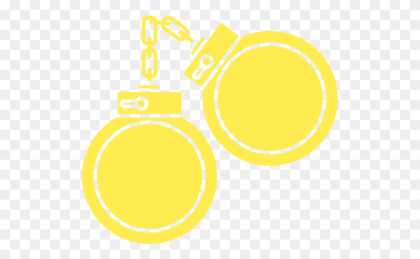 513x459 Handcuffs Circle, Grenade, Bomb, Weapon HD PNG Download