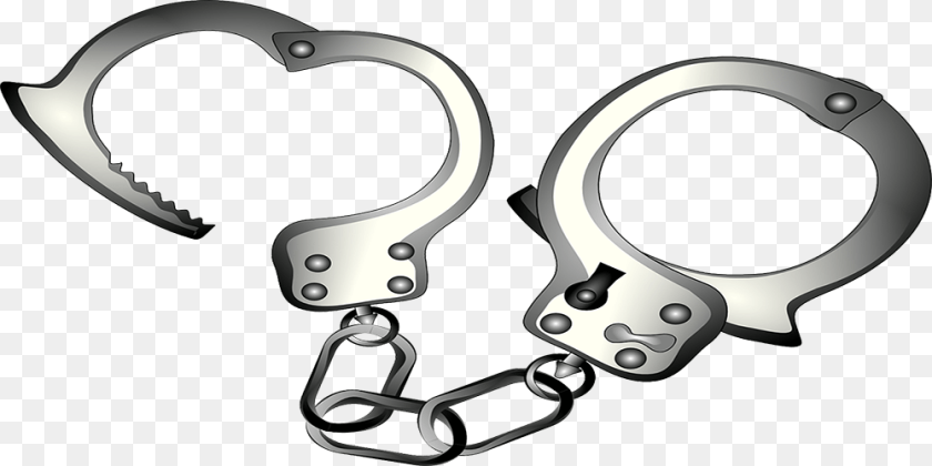 1000x500 Handcuffs Clipart Transparent Handcuffs Clipart, Bow, Weapon PNG